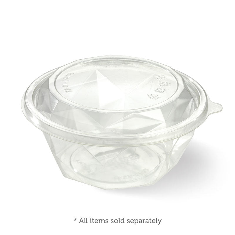 840 & 1,080ml Salad Bowl Lid - Clear - Carton of 450