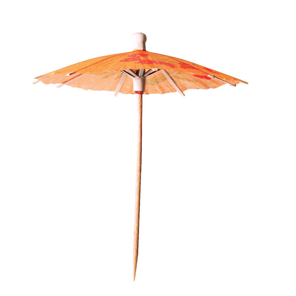 Cocktail Parasol - 100mm x 144 from TheFlyingFork. Sold in boxes of 1. Hospitality quality at wholesale price with The Flying Fork!