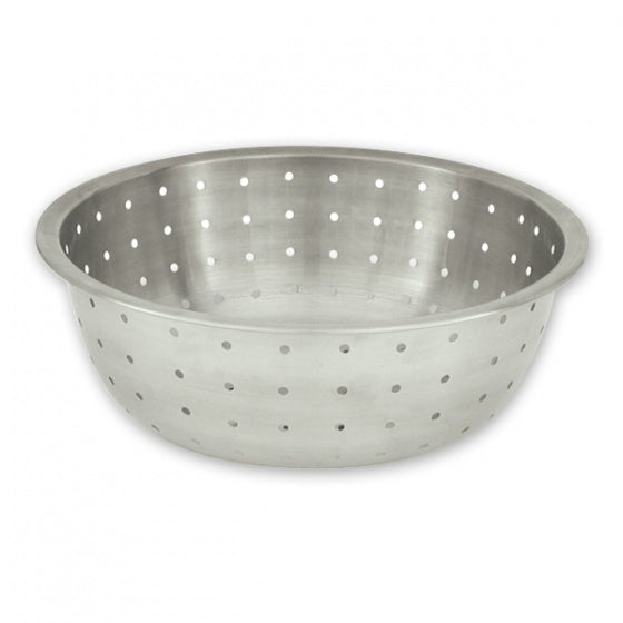 Colander - S-S, Chinese Style, 380mm from TheFlyingFork. Sold in boxes of 1. Hospitality quality at wholesale price with The Flying Fork!