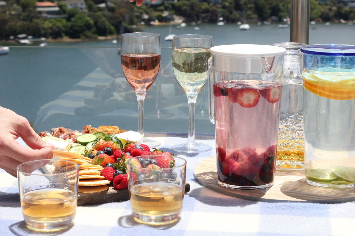 Palm Unbreakable Jug and White Lid 1.3Lt: Pack of 4