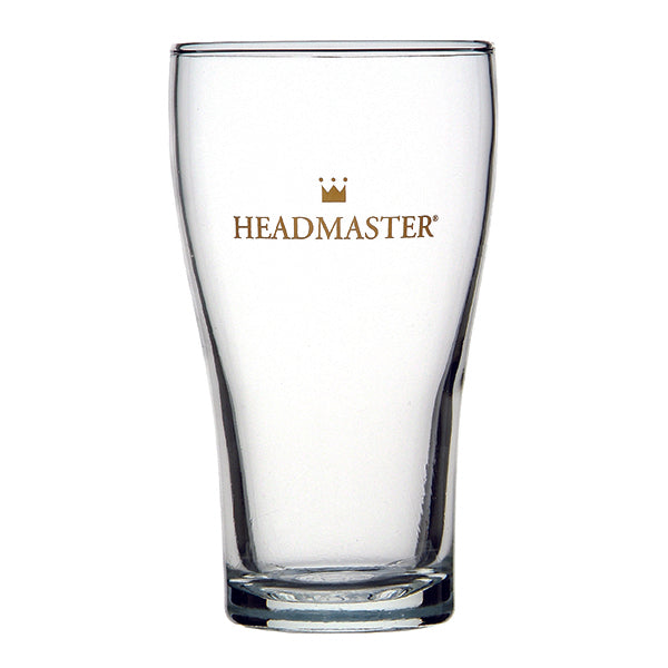 Conical Headmaster Beer Glass - 425ml from Crown Glassware. Sold in boxes of 48. Hospitality quality at wholesale price with The Flying Fork!