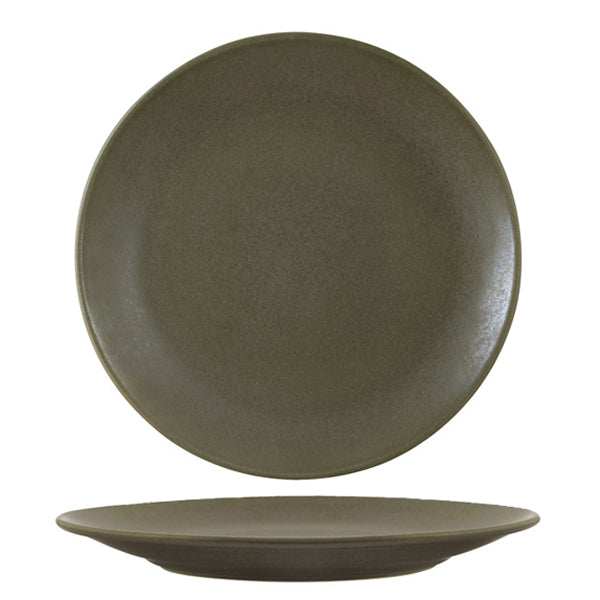 Round Coupe Plate - 310mm, Zuma Cargo from Zuma. Matt Finish, made out of Ceramic and sold in boxes of 3. Hospitality quality at wholesale price with The Flying Fork!
