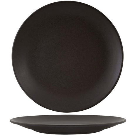 Coupe Plate - 310mm, Zuma Charcoal from Zuma. Matt Finish, made out of Ceramic and sold in boxes of 3. Hospitality quality at wholesale price with The Flying Fork!