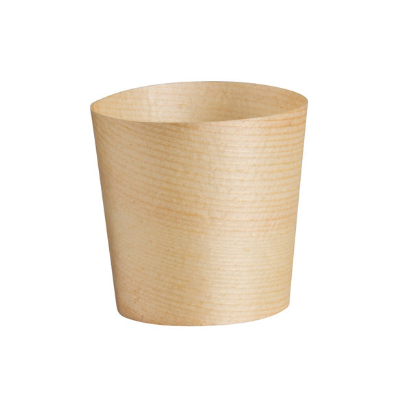 Cup - Bio Wood, 45 x 45mm from TheFlyingFork. Sold in boxes of 1. Hospitality quality at wholesale price with The Flying Fork!