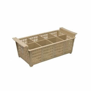 Cutlery Basket - 8 Compartment from Cater-Rax. Sold in boxes of 1. Hospitality quality at wholesale price with The Flying Fork!