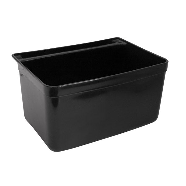 Cutlery Bin - Black, Plastic from TheFlyingFork. Sold in boxes of 1. Hospitality quality at wholesale price with The Flying Fork!