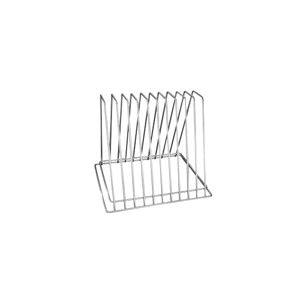 Cutting Board Rack - 10 Slot from Trenton. Sold in boxes of 1. Hospitality quality at wholesale price with The Flying Fork!