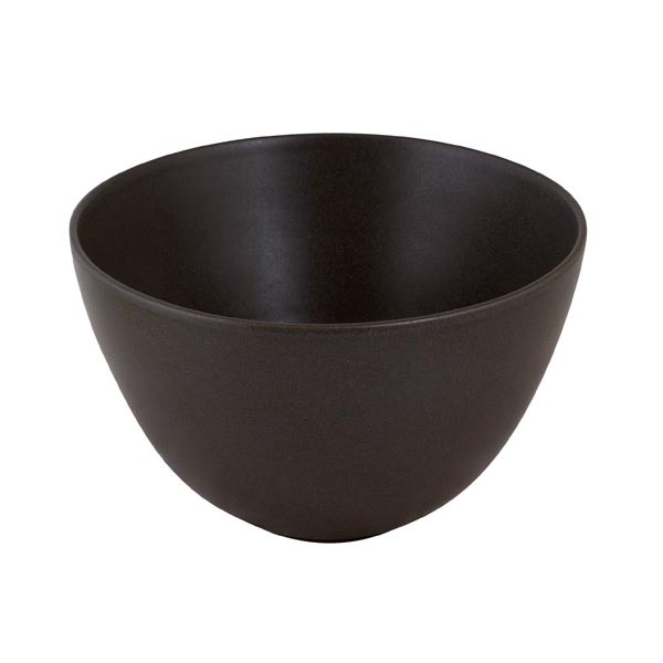 Deep Rice Bowl - 137mm, Zuma Charcoal from Zuma. Deep, made out of Ceramic and sold in boxes of 3. Hospitality quality at wholesale price with The Flying Fork!
