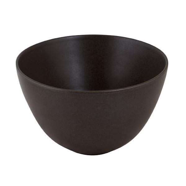 Deep Rice Bowl - 163mm, Zuma Charcoal from Zuma. Deep, made out of Ceramic and sold in boxes of 6. Hospitality quality at wholesale price with The Flying Fork!