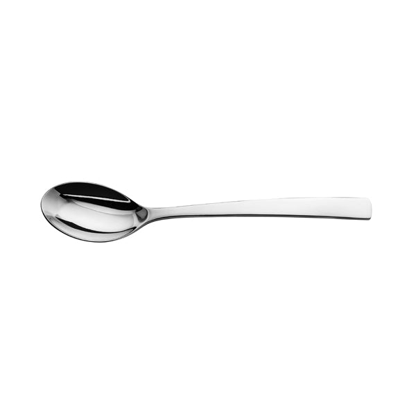 Dessert Spoon - LONDON from Basics. made out of Stainless Steel and sold in boxes of 12. Hospitality quality at wholesale price with The Flying Fork!