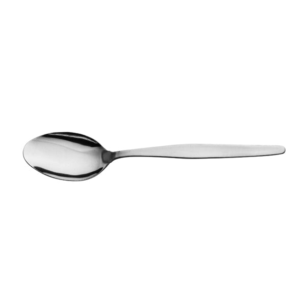 Dessert Spoon - OSLO from Basics. made out of Stainless Steel and sold in boxes of 12. Hospitality quality at wholesale price with The Flying Fork!