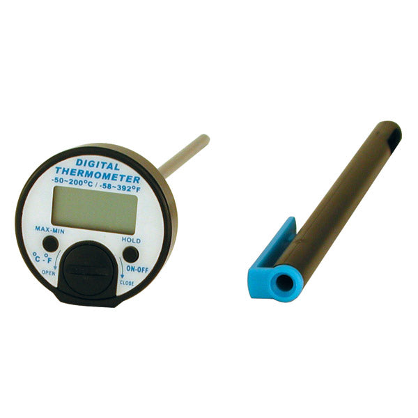 Digital Thermometer - Round Head from CaterChef. Sold in boxes of 1. Hospitality quality at wholesale price with The Flying Fork!