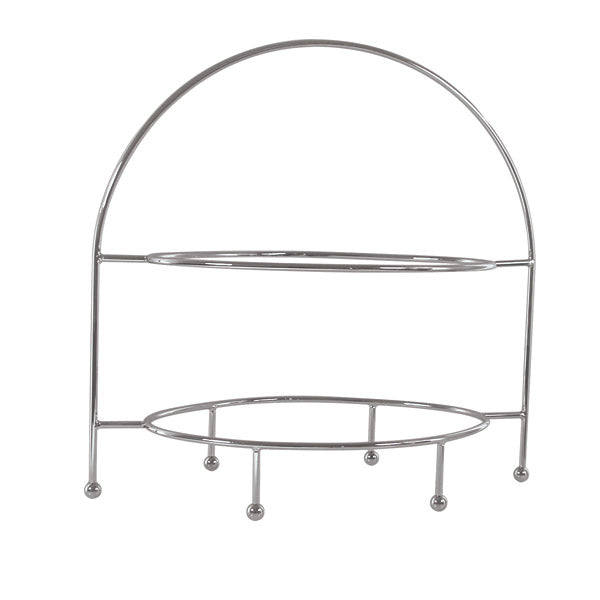 Display Stand - Oval, 2 Tier, 520mm from TheFlyingFork. Sold in boxes of 4. Hospitality quality at wholesale price with The Flying Fork!