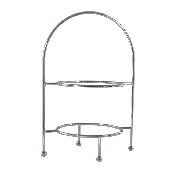 Display Stand - Round, 2 Tier, 470mm from TheFlyingFork. Sold in boxes of 6. Hospitality quality at wholesale price with The Flying Fork!