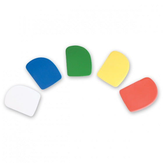 Dough Scraper - Plastic, Curved, 120 x 85mm, Red from TheFlyingFork. Sold in boxes of 1. Hospitality quality at wholesale price with The Flying Fork!