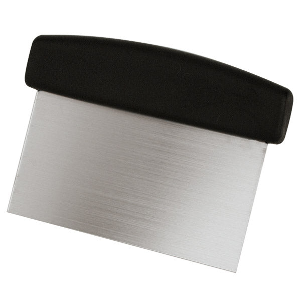 Dough Scraper - S-S, 150 x 75mm from TheFlyingFork. Sold in boxes of 1. Hospitality quality at wholesale price with The Flying Fork!