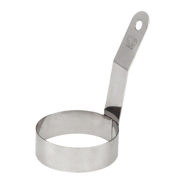Egg Ring - S-S, W-Handle, 75mm from TheFlyingFork. Sold in boxes of 1. Hospitality quality at wholesale price with The Flying Fork!