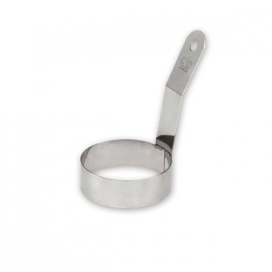 Egg Ring - S-S, W-Handle, 100mm from TheFlyingFork. Sold in boxes of 1. Hospitality quality at wholesale price with The Flying Fork!