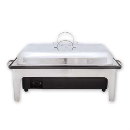 Electric Chafer - 18-10, Rect., 1-1 Size from Sunnex. Sold in boxes of 1. Hospitality quality at wholesale price with The Flying Fork!