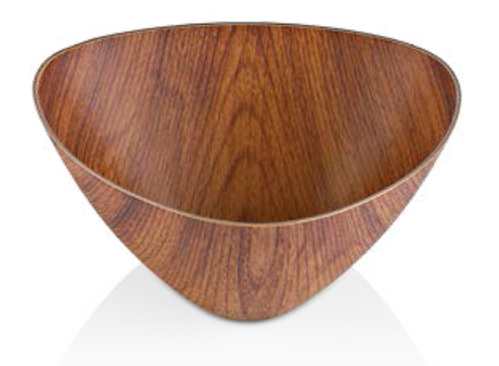 Triangular Bowl - Extra Large, 290x290x110mm from Evelin. made out of Polystyrene and sold in boxes of 1. Hospitality quality at wholesale price with The Flying Fork!