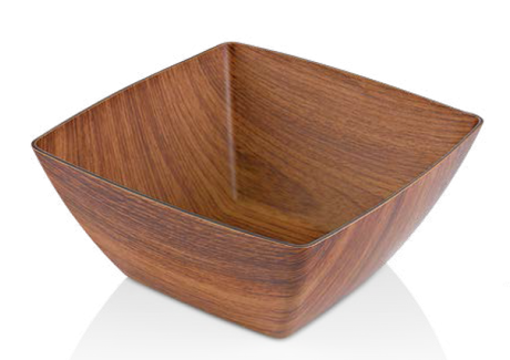 Square Bowl - Extra Large, 290x290x110mm from Evelin. made out of Polystyrene and sold in boxes of 1. Hospitality quality at wholesale price with The Flying Fork!