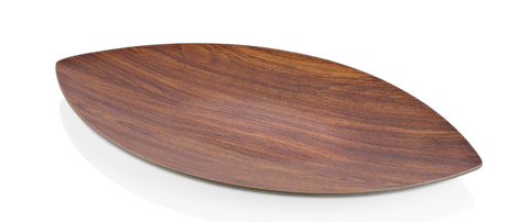 Leaf Shape Platter - 570x330mm from Evelin. made out of Polystyrene and sold in boxes of 1. Hospitality quality at wholesale price with The Flying Fork!