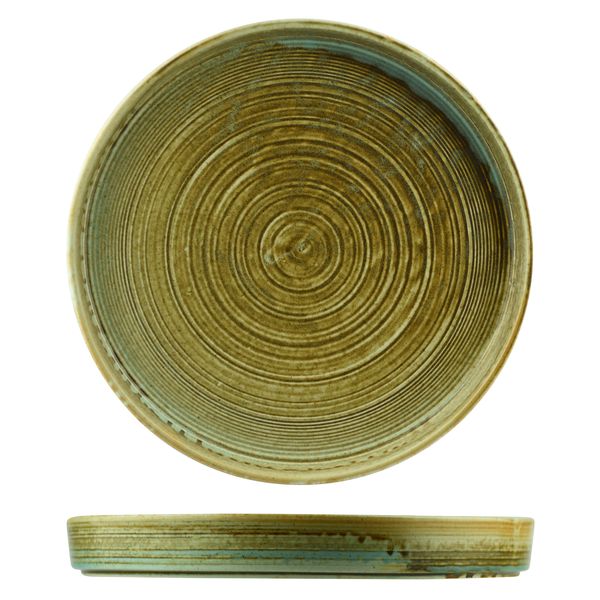 Extra Large Round Stackable Plate, Nourish, 305x35mm from Cheforward. Sold in boxes of 6. Hospitality quality at wholesale price with The Flying Fork!
