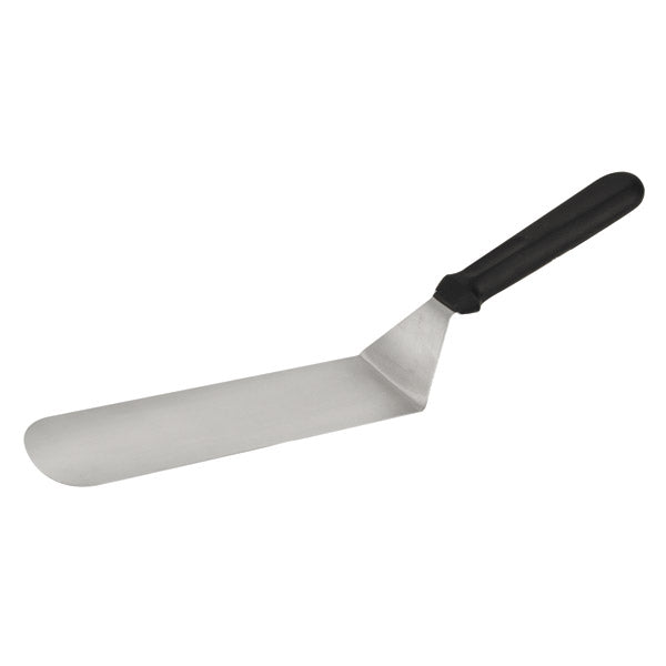 Flexible Turner - S-S, 245 x 75mm, Black Handle from TheFlyingFork. Sold in boxes of 1. Hospitality quality at wholesale price with The Flying Fork!