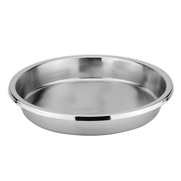 Food Pan - 18-10, Round, 360mm from Athena. made out of Stainless Steel and sold in boxes of 1. Hospitality quality at wholesale price with The Flying Fork!