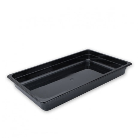 Food Pan - Pc, Black, 1-1 Size 200mm from Trenton. made out of Polycarbonate and sold in boxes of 1. Hospitality quality at wholesale price with The Flying Fork!