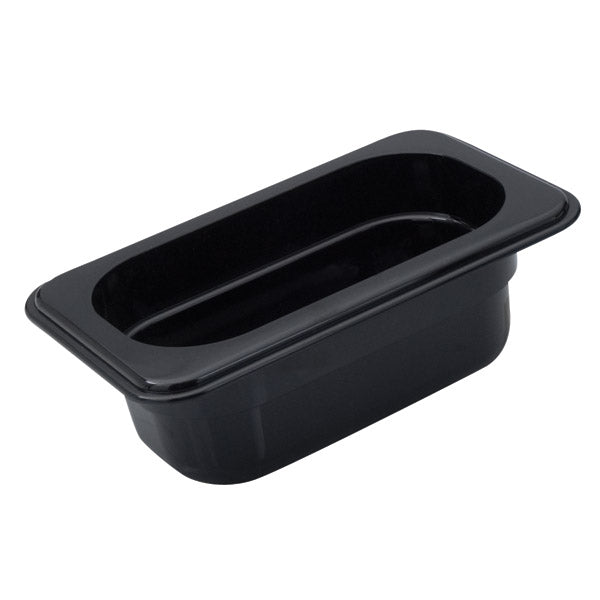 Food Pan - Pc, Black, 1-9 Size 65mm from Trenton. made out of Polycarbonate and sold in boxes of 1. Hospitality quality at wholesale price with The Flying Fork!