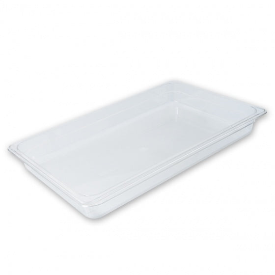 Food Pan - Pc, Clear, 1-1 Size 100mm from Trenton. made out of Polycarbonate and sold in boxes of 1. Hospitality quality at wholesale price with The Flying Fork!