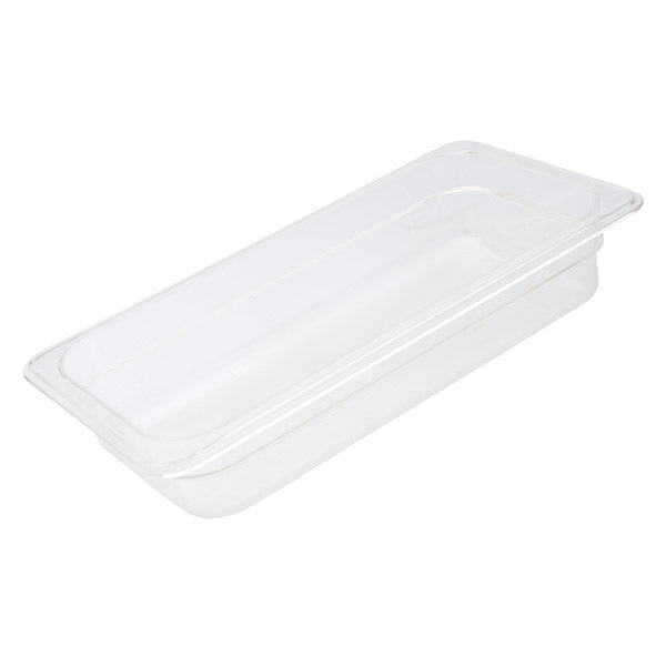 Food Pan - Pc, Clear, 1-3 Size 65mm from Trenton. made out of Polycarbonate and sold in boxes of 1. Hospitality quality at wholesale price with The Flying Fork!