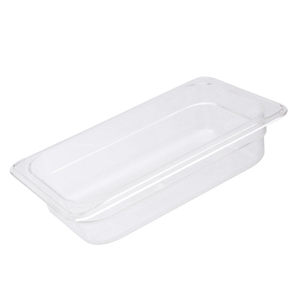 Food Pan - Pc, Clear, 1-4 Size 65mm from Trenton. made out of Polycarbonate and sold in boxes of 1. Hospitality quality at wholesale price with The Flying Fork!