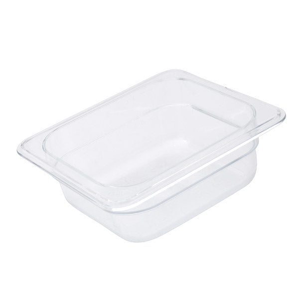 Food Pan - Pc, Clear, 1-6 Size 65mm from Trenton. made out of Polycarbonate and sold in boxes of 1. Hospitality quality at wholesale price with The Flying Fork!