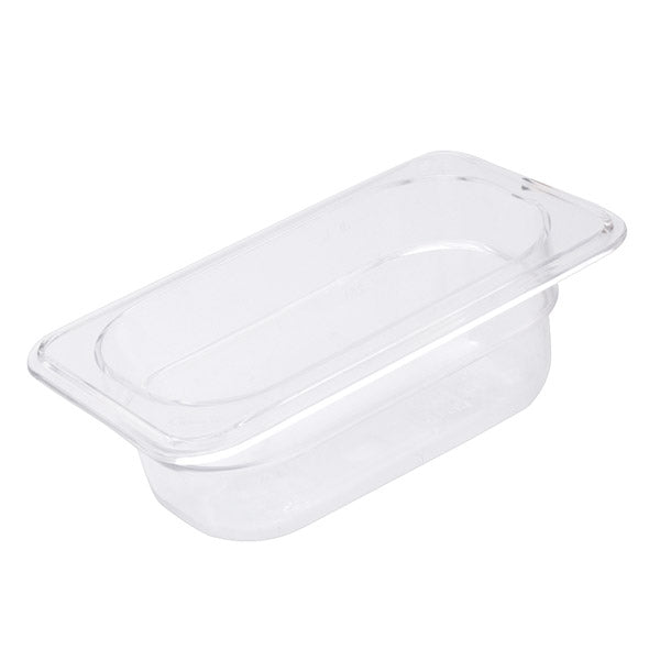 Food Pan - Pc, Clear, 1-9 Size 65mm from Trenton. made out of Polycarbonate and sold in boxes of 1. Hospitality quality at wholesale price with The Flying Fork!