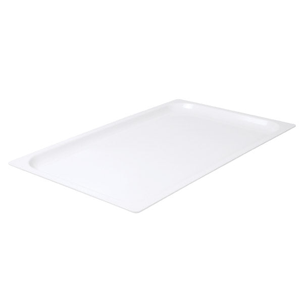 Food Pan - White, 1-1 Size 20mm from Ryner Melamine. made out of Melamine and sold in boxes of 6. Hospitality quality at wholesale price with The Flying Fork!
