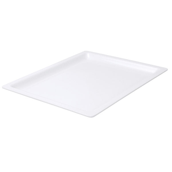 Food Pan - White, 1-2 Size 20mm from Ryner Melamine. made out of Melamine and sold in boxes of 6. Hospitality quality at wholesale price with The Flying Fork!