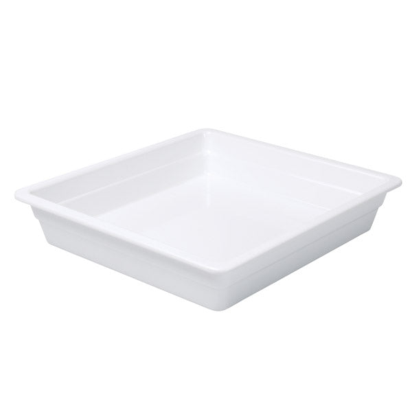 Food Pan - White, 2-3 Size 65mm - Melamine from Ryner Melamine. made out of Melamine and sold in boxes of 2. Hospitality quality at wholesale price with The Flying Fork!