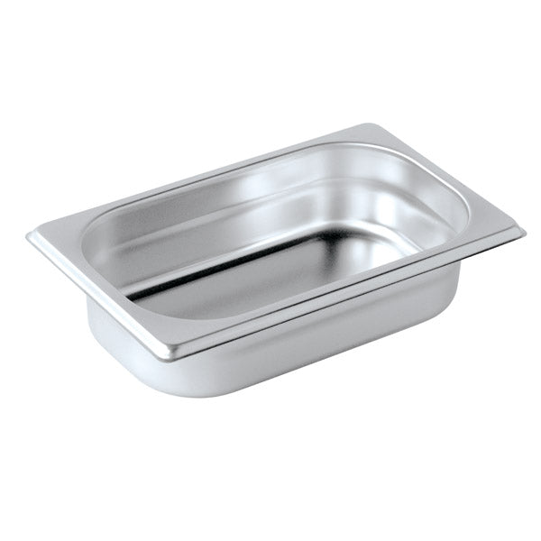 Gastronorm Pan - 18:10, 1-4 Size 65mm from Pujadas. made out of Stainless Steel and sold in boxes of 1. Hospitality quality at wholesale price with The Flying Fork!