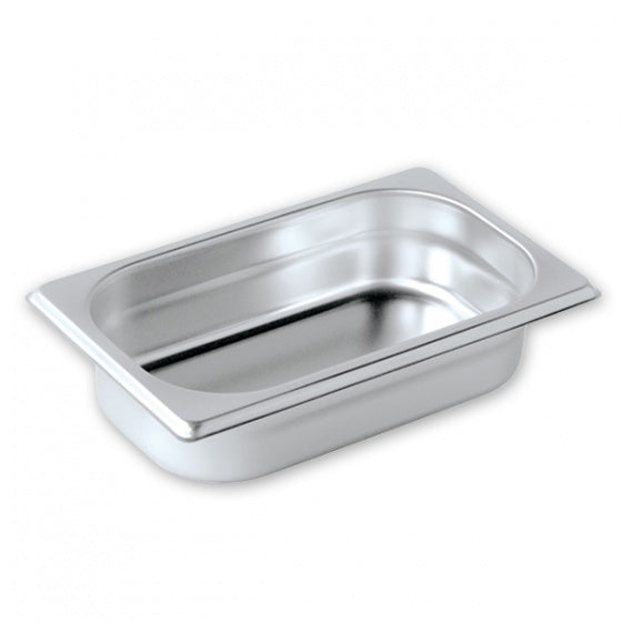 Gastronorm Pan - 18:10, 1-4 Size 150mm from Pujadas. made out of Stainless Steel and sold in boxes of 1. Hospitality quality at wholesale price with The Flying Fork!
