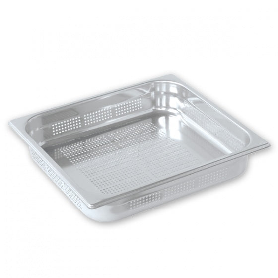 Gastronorm Pan - 18:10, 2-3 Size 100mm from Pujadas. made out of Stainless Steel and sold in boxes of 1. Hospitality quality at wholesale price with The Flying Fork!