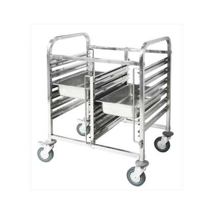 Gastronorm Trolley - 12 trays from TheFlyingFork. Sold in boxes of 1. Hospitality quality at wholesale price with The Flying Fork!
