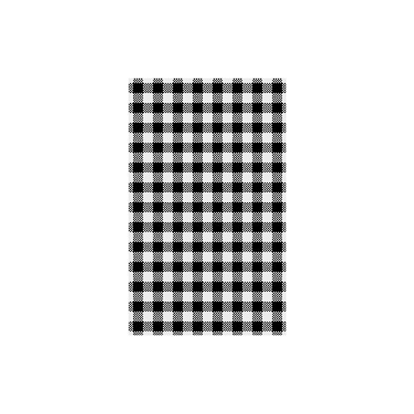 Gingham Greaseproof Paper - Black, 190 x 310mm, 200 Sheets from Moda. Sold in boxes of 1. Hospitality quality at wholesale price with The Flying Fork!