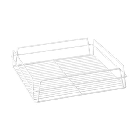 Glass Basket - Square, White 355 x 355 x 75mm from TheFlyingFork. Sold in boxes of 10. Hospitality quality at wholesale price with The Flying Fork!