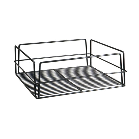 Glass Basket - Square, Black 355 x 355 x 125mm, High Sides from TheFlyingFork. Sold in boxes of 10. Hospitality quality at wholesale price with The Flying Fork!