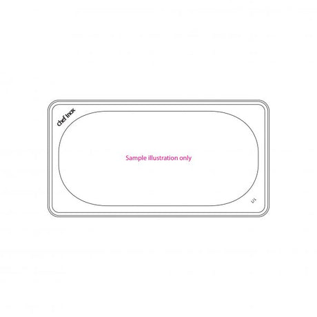 Gastronorm Pan - Size 1-4, 65mm, 1700ml from Chef Inox. made out of Stainless Steel and sold in boxes of 5. Hospitality quality at wholesale price with The Flying Fork!