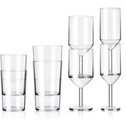Palm Unbreakable Stackable Highball - 425ml: Pack of 4