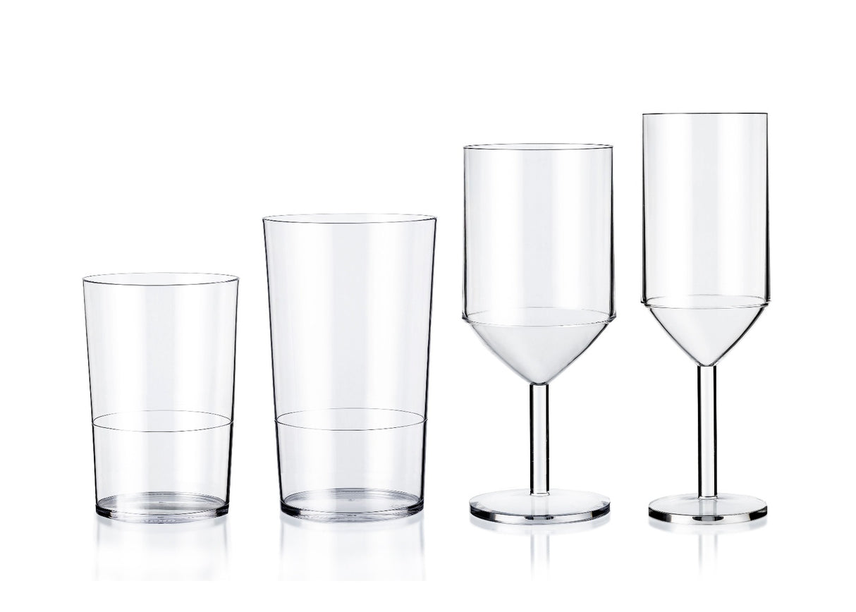 Palm Unbreakable Stackable Highball - 425ml: Pack of 4