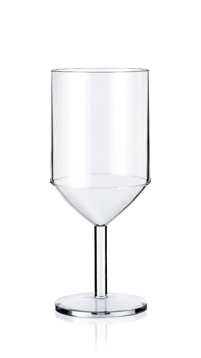 Palm Unbreakable Stackable Wine Glass - 260ml from Palm Products. made out of BPA Free Plastic and sold in boxes of 4. Hospitality quality at wholesale price with The Flying Fork!